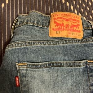 Levi’s 513 Slim Straight Jeans 34x30 - Red Tab